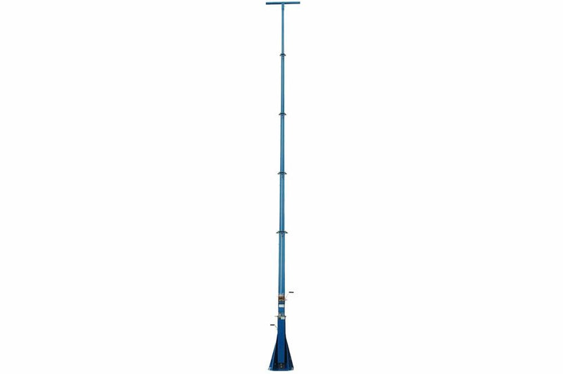 60' Telescoping Light Mast - 12'-60' - Electric Winch - 8-stage Tower - (5) CAT5e Network Cables