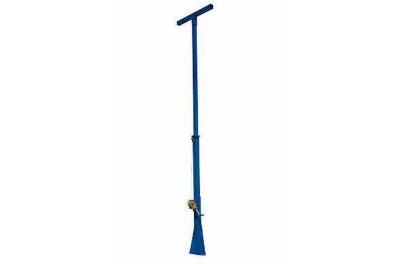 9 Foot Telescoping Light Mast - 4' to 9' Light Boom - Stationary Mast - Supports 500lb Payloads