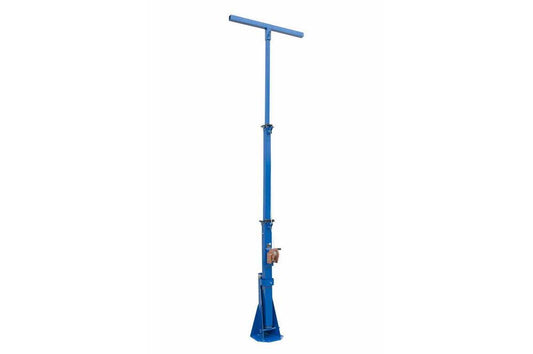 3-Stage Fixed Mount Light Mast - Extends up to 9' - Mount LED, HID, Halogen, Metal Halide Fixtures