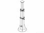 3 Stage Hydraulic Mast - 7'-2" to 14' - Hydraulic Ram/Chain - Mechanical Mast