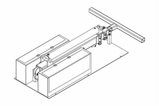 5' to 13' Hydraulic Mast for Vehicles - 100 lbs Payload - Includes Ram, Pump, Fluid Reservoir