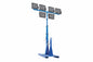 1500W LED Light Tower - 6.7' to 20' - Telescoping Fold Over - (6) LED Lamps w/ Diffusers
