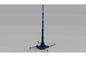 Hydraulic Mast - 8' to 30' - 5 Stages - 2,500 lbs Payload - (4) Retractable Outriggers - Skid Base