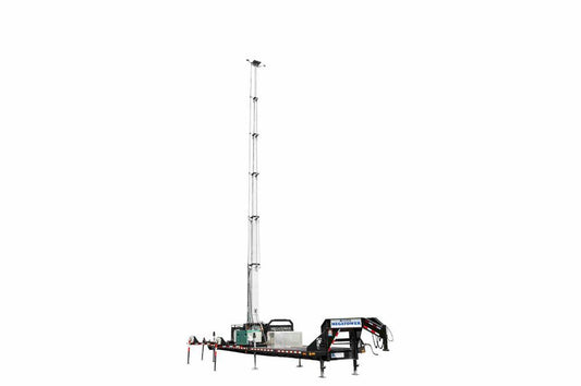 40' Self-contained MegatowerÃ¢â€žÂ¢ on Skid Mount - 200lbs Payload Capacity - Auto Retract - Anchor