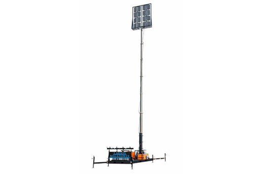 65' MegatowerÃ¢â€žÂ¢ - Skid Mount - 480V 1PH - (20) 500W LEDs - Auto Retract - Disconnect Switch, Camlocks