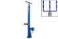 Syncing Telescoping Light Mast - 13.5-50' 5 Stage Fixed Mount Light Tower - 360Ã‚Â° Rotating Boom - (1) Electric Winch - 6" x 6" Top Mounting Plate