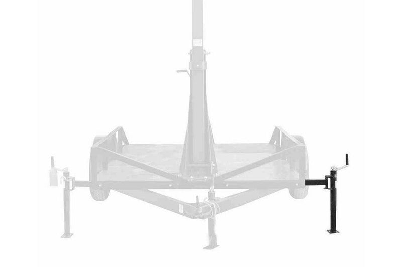 2000lb Outrigger for Stabilization/Leveling - Welded to Equipment