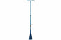 12 Foot Telescoping Mini Light Mast with Manual Crank - 7 to 12 Feet Fixed Tower - Rotating Base w/ 16 Index Points