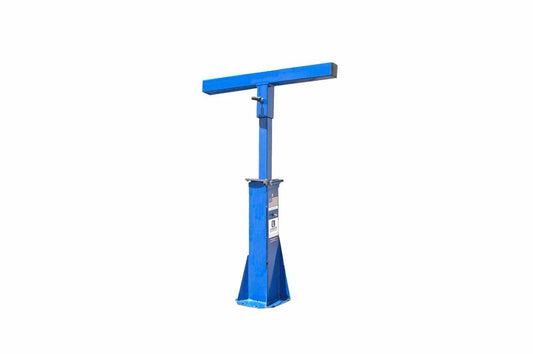 4' Two Stage Fixed Mount Push Up Light Mast w/ Set Pin - Extends to 4 Feet - Collapses to 2.5 Feet