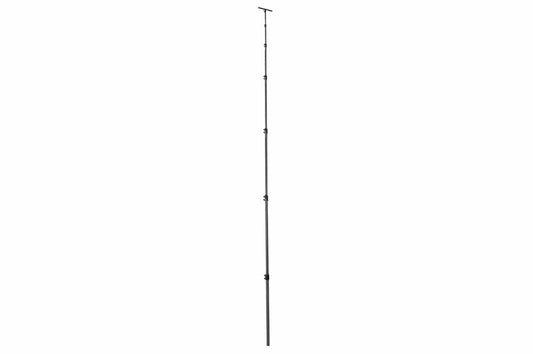 7-Stage Fiberglass Push Up Equipment Mast - Extends from 7.5 to 38 Feet - 24" Aluminum T-Head