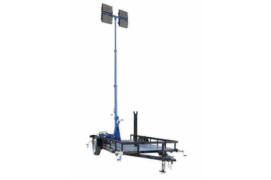 1920 Watt 30' LED Propane Light Plant - 4kW Propane Generator - 240,000 Lumens - 14' Trailer