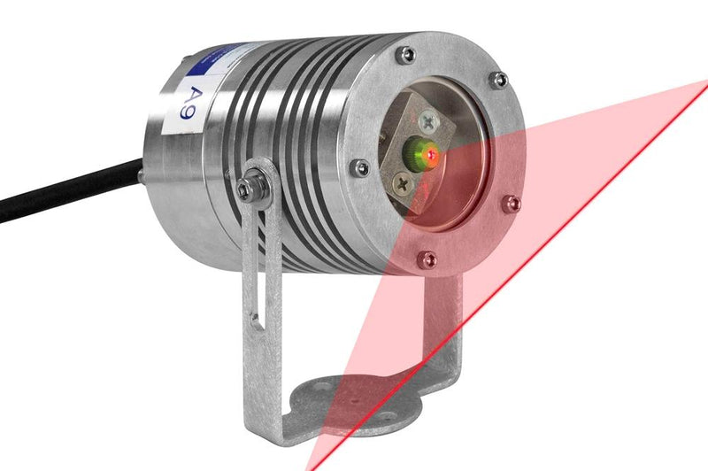 200mW Red Crane Warning Laser - Safety Laser - Projects Red Line - 120-277VAC - IP66 - Outdoor Rated