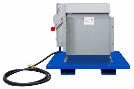 Larson 9KVA Portable Power Distribution - 208V to 400Y/231V 3PH - (1) L22-20R Receptacle - Base Plate/Skid