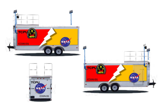 Larson 24' Mobile Observation Trailer - (2) Transformers - (1) AC Unit (4) LED Lights (1) HD Camera