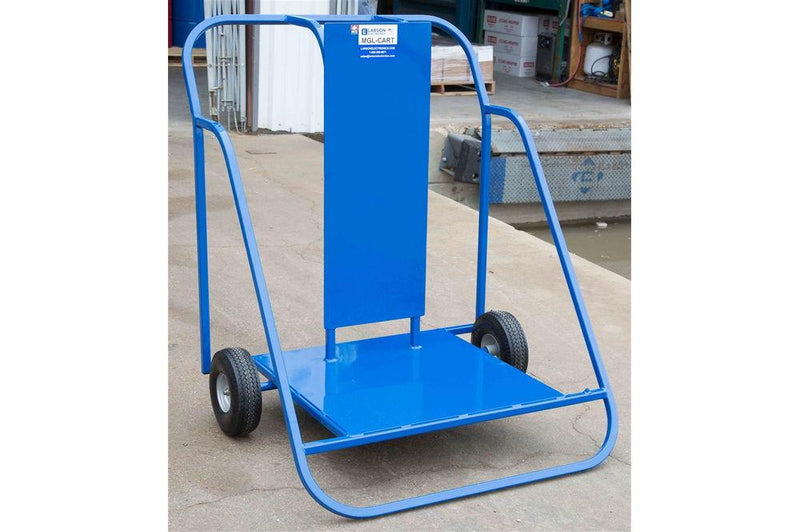 Heavy Duty Temporary Distribution Cart - Frame Only - 500 lbs Weight Capacity - Powder Coated