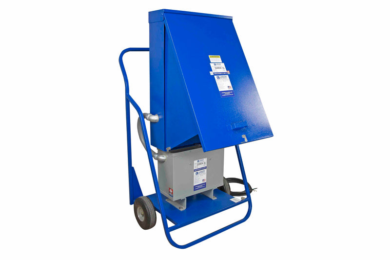 Larson Portable Temporary Distribution Panel - Power 480V Equipment from 208Y - 25 KVA Step Up Transformer