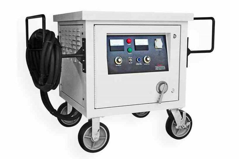 400A Mobile 28V Aircraft Ground Power Unit - 208-575V AC 3-phase Input/ 28.5V DC Output - (1) 15A 115V Receptacle - 100' Output Cord