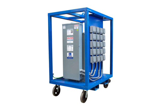 Larson 75 KVA Power Distribution - 480V to 208Y/120V 3-phase - (12) Receptacles - ATS - N3R