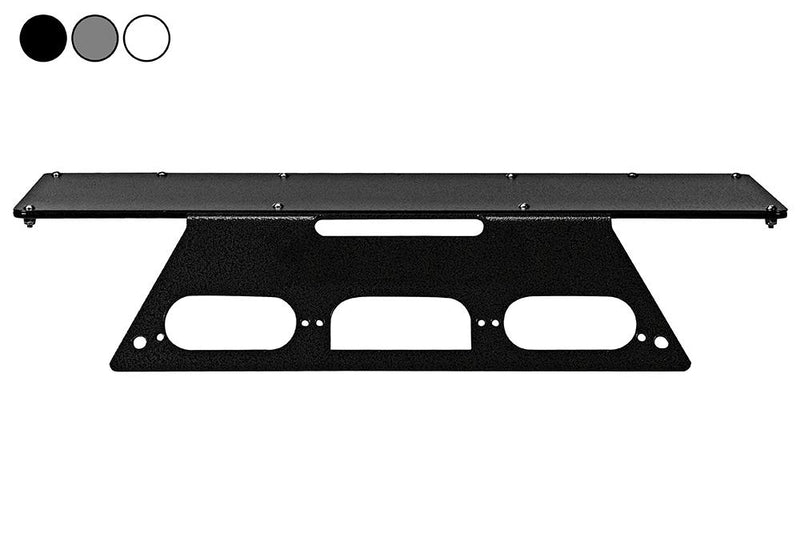 2015+ Ford F150 No Drill Magnetic Mounting Plate for Magnetic Lights - Weatherproof, Natural Metal