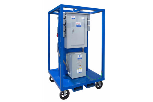 Larson 15 KVA Power Substation - 480V to 120/240V 1PH - (3) CS6369 (6) 5-20R Duplex Receptacles