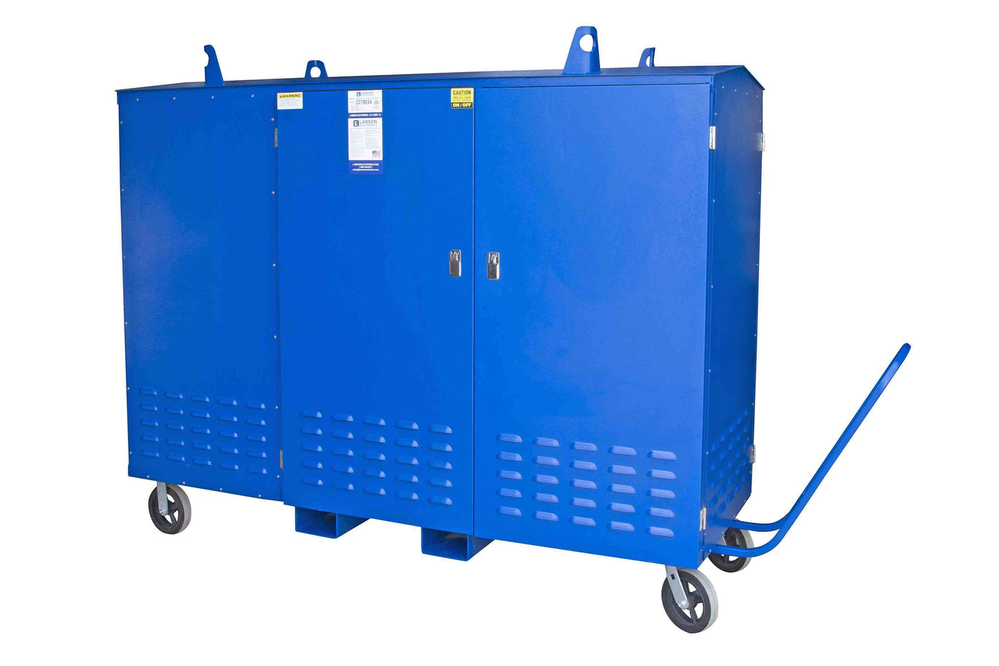 Larson 15KVA Power Substation - 600V to 208Y/120V 3PH - Female Cam-locks Line Out - Powder Coated White