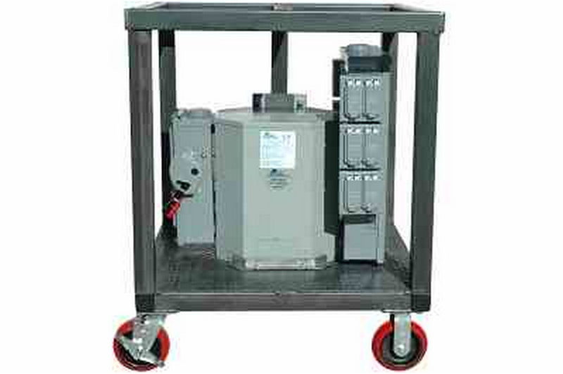 Larson Compact Portable Power Distribution Panel System w/ Wheels - 480V Three Phase - 120V Single Phase