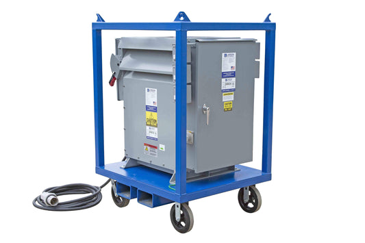 Larson 45 KVA Power Distribution System - 480V to 208Y/120V 3PH - (11) Receptacles, Cam Locks Output