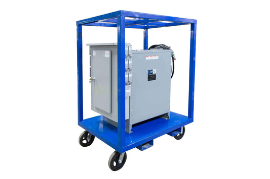 Larson 30KVA Portable Power Distribution Transformer - 480V to 240D/120V 3PH - (8) Receptacles - 20' SOOW Cord - N3R