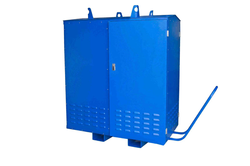 Larson 75KVA Portable Distribution Cart - 480V-208Y/120 3PH - (9) Receptacles -  Power Meter & ATS