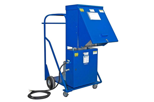 10 KVA Portable Power Distribution, 480V-230V Euro 1PH, (1) 16A Schuko Receptacle, 25' Line-In
