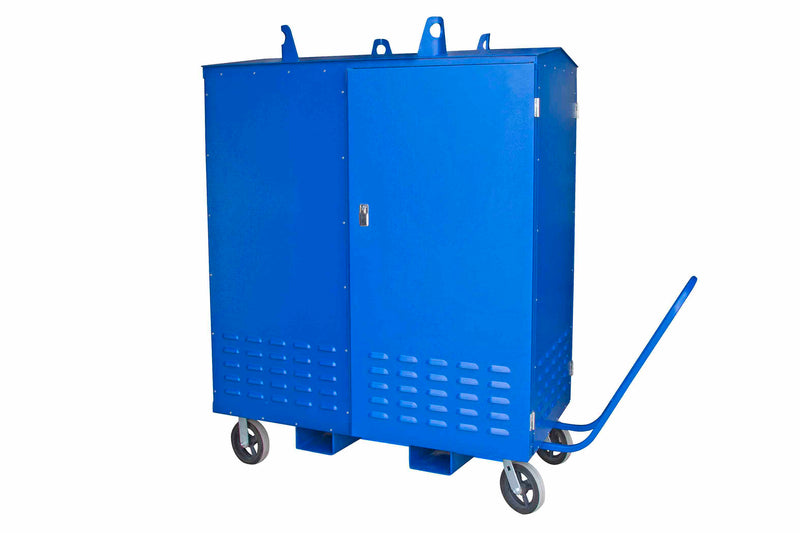 Larson 30KVA Portable Distribution Cart - 480V to 208Y/120 3PH - (12) 5-20R - 20' Line-In Cord