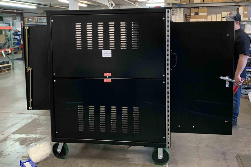 Larson 75 KVA Mobile Power Distribution - 480 to 208Y/120 3-phase - (6) Receptacles, Camlock Input - Enclosed - N3R