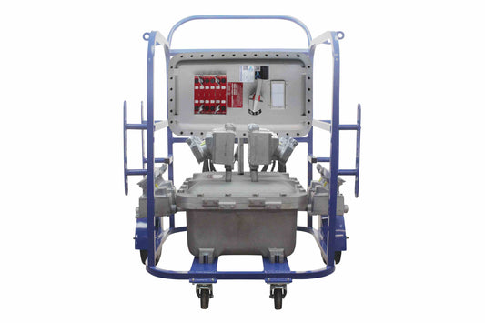 Larson 30KVA Hazardous Location Portable Power Distribution - C1D2 - 480V to 208Y/120 3-phase - (7) EXP Receptacles - 150' Cord