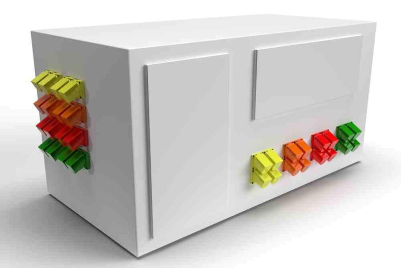 Larson 1200-Amp Trailer Mount I-Line Panel Distribution System - 600V 3PH  - Camlock Inputs - Camlock & Lug Outputs