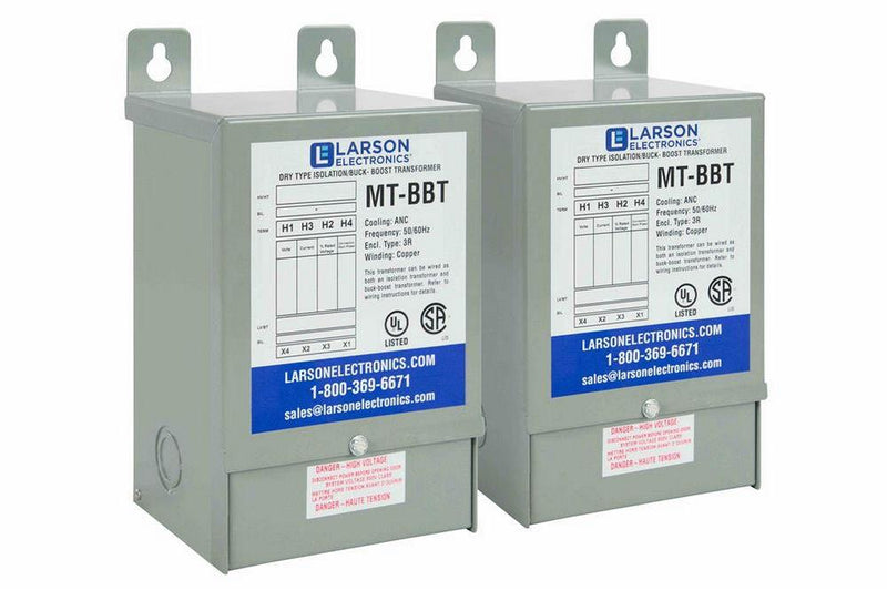3 Phase Buck & Boost Transformer - 208V Primary - 229V Secondary - 62.5 Amps on Secondary - 50/60Hz