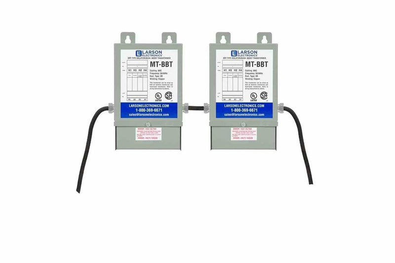 3 Phase Buck & Boost Prewired Transformer - 208V Primary - 240V Secondary - 62.5 Amps - 50/60Hz