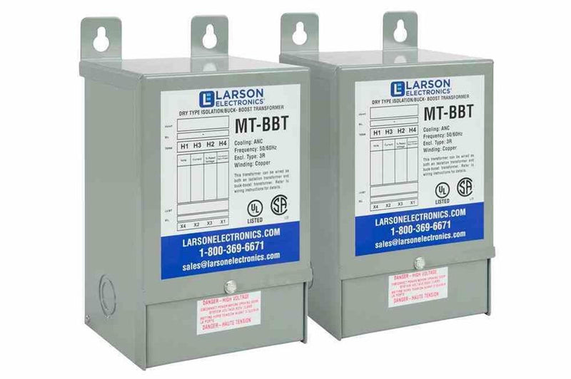 3-Phase Delta Buck/Boost Step-Up Transformer - 460V Primary - 480V Secondary - 31.25 Amps - 50/60Hz