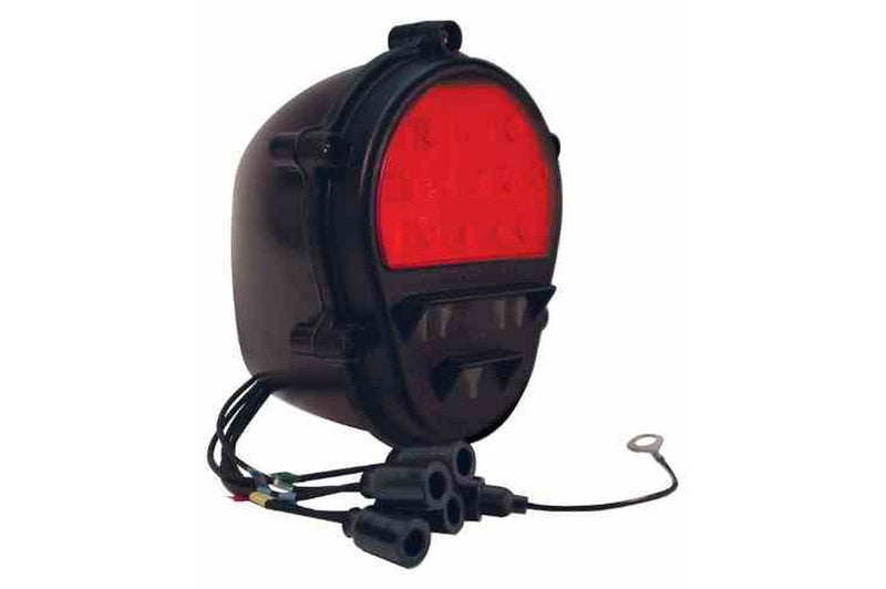 Larson Military LED Tail Light with Stop/Turn/Tail Functions and Blackout Mode - 100,000 Hour Service Life