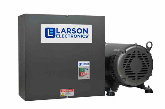 Rotary Phase Converter for 5HP Hard Loads, 480V 1PH to 3PH, 3.28 Amps Output, 10HP Idler, NEMA 1