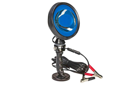 MUL-3 Magnetic Utility Light (MUL) Magnetic Mount - Super Spotlight Blue Bulb - 8 Million Candlepowe