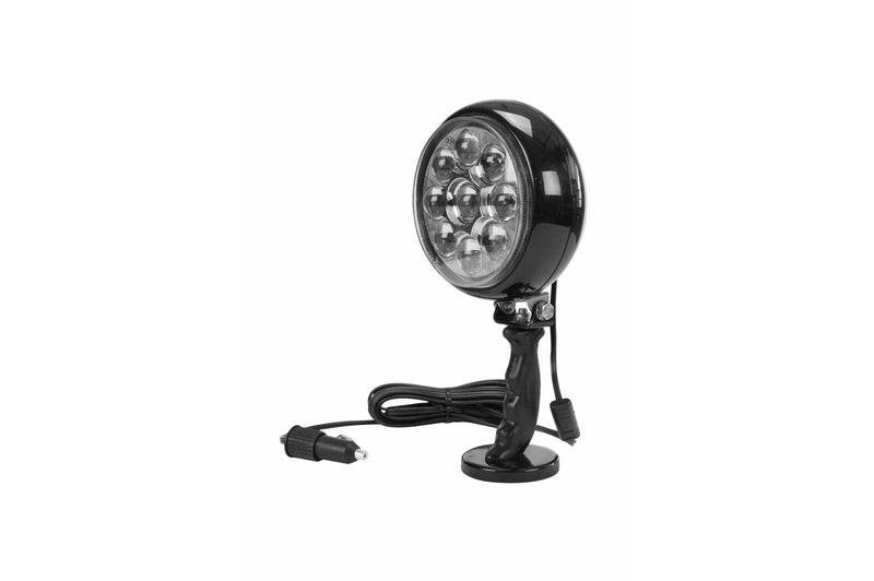 Larson 30W LED 6" Spotlight with 100lb Magnetic Base - 215,000 Candlepower - 12V DC - Multiple Cord Options