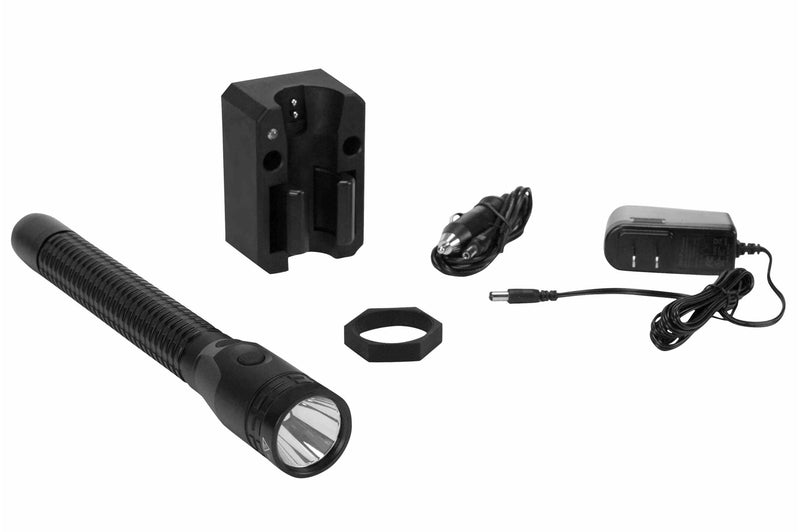 Larson NSR-9850 Rechargeable Multipurpose Tactical LED Flashlight - Dual Flashlight & Floodlight - 650/600