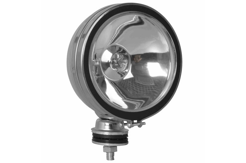 Larson 100 Watt Halogen Off Road Lights - Chrome - Stud Mount - 1 Pair - 6 inch Round