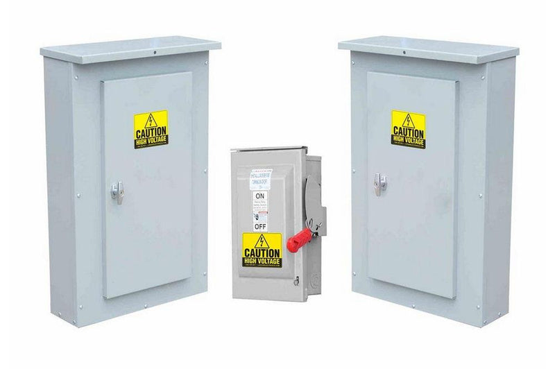 Power Distribution Panel - (2) 120/240V 1PH 400A MLO - (2) L6-30R (26) L6-30R Duplex Receptacles