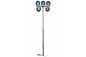 3750 Watt Pneumatic Light Mast - Extends to 13.5 Feet - (5) 750W Quartz Light Heads - Air Powered