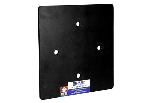 10" by 10" by 1/4" Platform Top Mounting Bracket for Pneumatic Light Masts