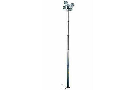 2000 Watt Pneumatic Light Tower - Extends to 18 Feet - 500W Halogens - Individually Controlled