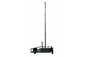 Pneumatic Light Mast on 25 Foot Single Axle Trailer with wheels - Extends up to 30 Feet - Folds Over