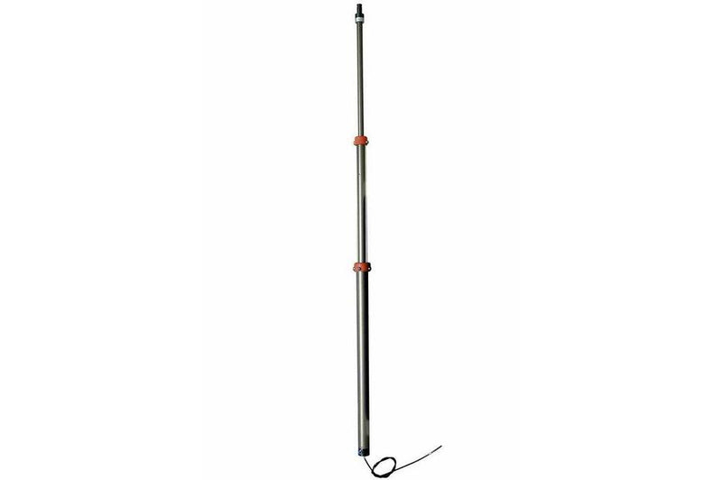 Pneumatic Light Mast w/ Internal CCTV Cable - Extends to 7.2' - Air Powered Mini Telescoping Boom