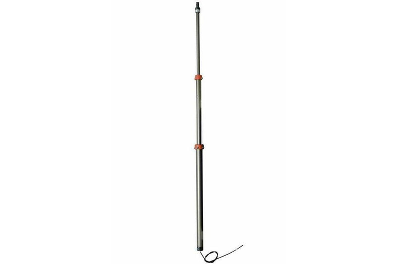 Pneumatic Light Mast - Extends to 7.2 Feet - Air Powered Mini Telescoping Boom - 50lb Payload